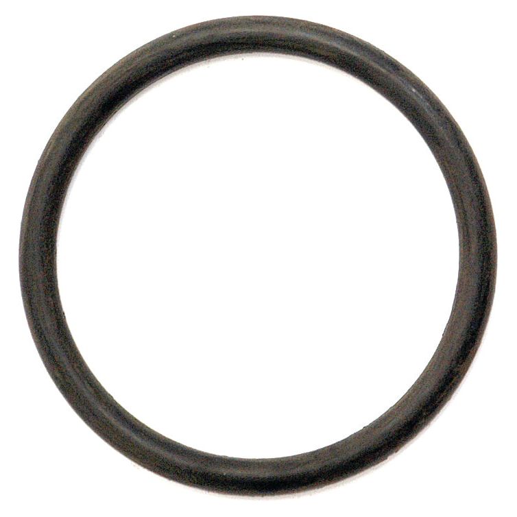 A close-up view of a single Sparex O Ring 3/16'' x 2 1/4'' (BS331) 70 Shore made from Nitrile Rubber, isolated on a white background. The O-ring forms a perfect circular shape and boasts a temperature range of -40°C to +135°C.