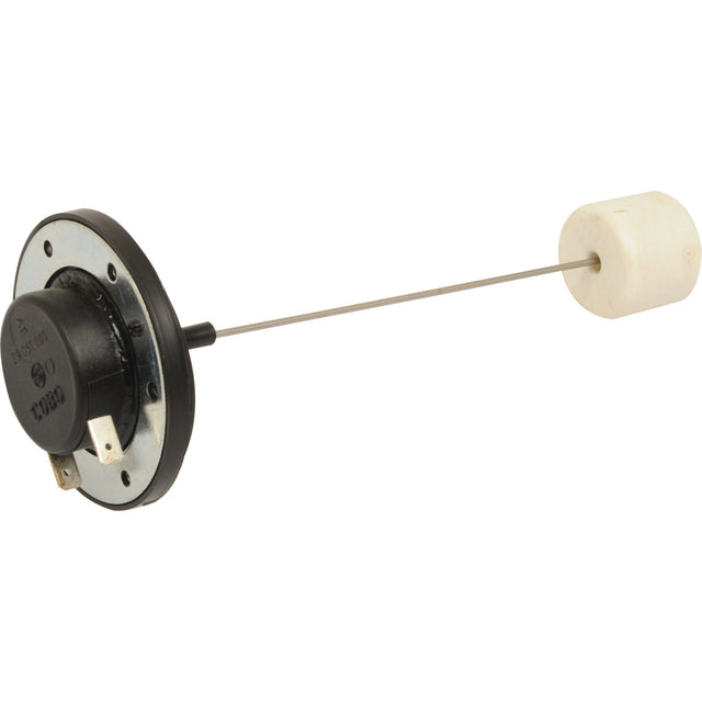 The Sparex Fuel Sender Unit (Part No. S.107543) features a cylindrical float attached to a metal rod with a black housing at the base, and is compatible with Fiat 100-90 models.