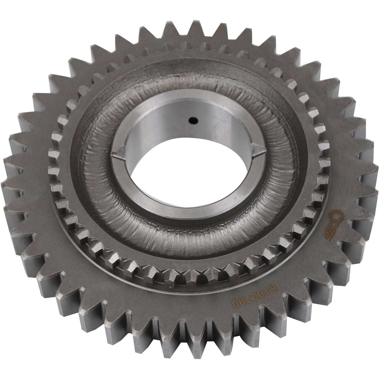 A close-up image of a metallic industrial gear with 41 teeth and a central hole, set against a plain white background. This high-quality component, suitable for Fiat tractor parts, is the Transmission Gear - 2nd (Sparex Part No.S.108282) from the reputable Sparex brand.