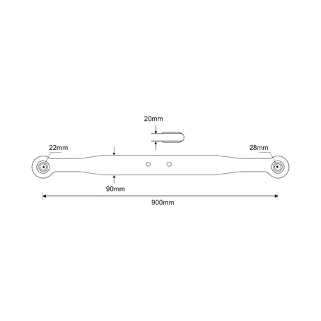Lower Link Lift Arm - Complete (Cat. 1/2)
 - S.108571 - Farming Parts