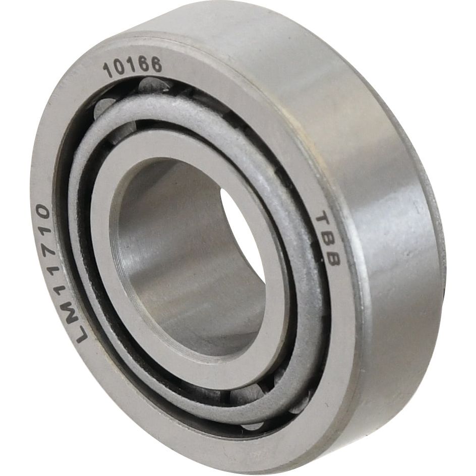 Close-up image of a Sparex Taper Roller Bearing (LM11749/11710) - S.10894 with visible ball tracks and engraved numbers "10168" and "LM11749/11710".