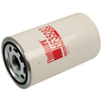 A white Sparex HF35082 spin-on hydraulic filter with red and black text, featuring a BSP thread, lying on its side.
