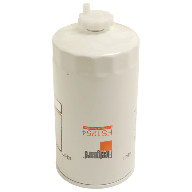 A cylindrical Sparex Fuel Separator - Spin On with the code FS1254 printed on it, featuring a white body and a small outlet on top, part number S.109596.