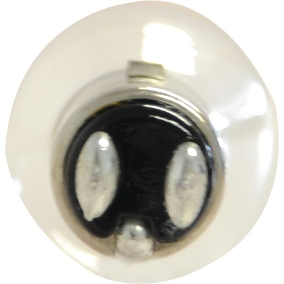 Close-up of a Sparex LLB396 light bulb base with a black and silver contact plate. The glossy, reflective bulb surface displays the distinct BA20d base marking, denoting its 12V 45/40W compatibility (Sparex Part No. S.109995).