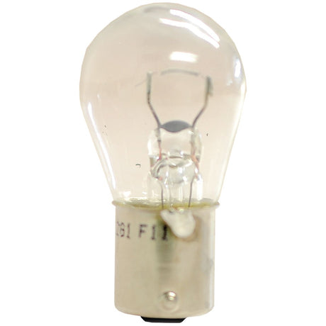 A Sparex BA15s 12V, 21W light bulb with a clear metal base and visible filament, available in a clamshell pack of 2 (Sparex Part No. S.110063).