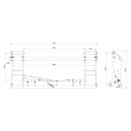 Quick Change Frame - Mechanical Lock
 - S.110171 - Farming Parts