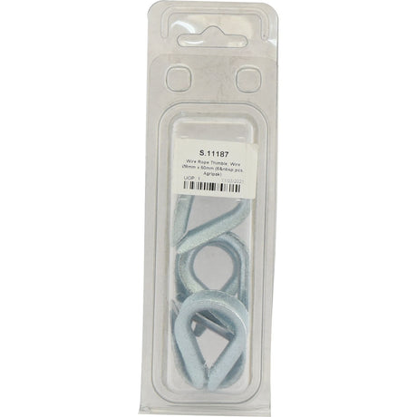 Wire Rope Thimble, Wire⌀8mm x 50mm (6 pcs. Agripak)
 - S.11187 - Farming Parts