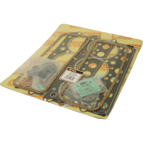 The Sparex Top Gasket Set (Part No. S.112355) is a well-organized collection of rubber and metal gaskets in various shapes and sizes, perfect for your needs.