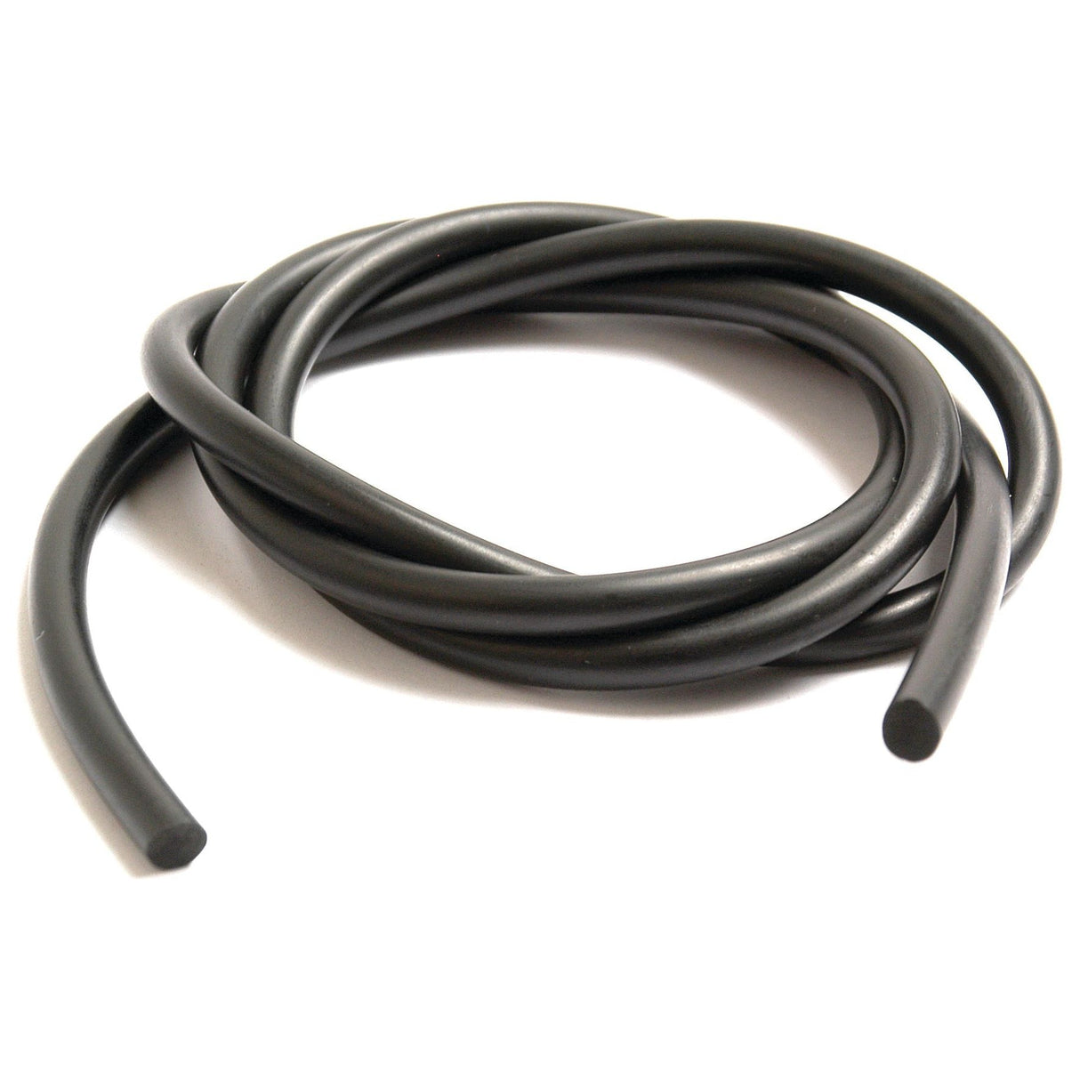 A coiled length of black rubber tubing, labeled as O Ring Cord 5.7mm x 1m | Sparex Part No.S.11422, is shown against a white background.