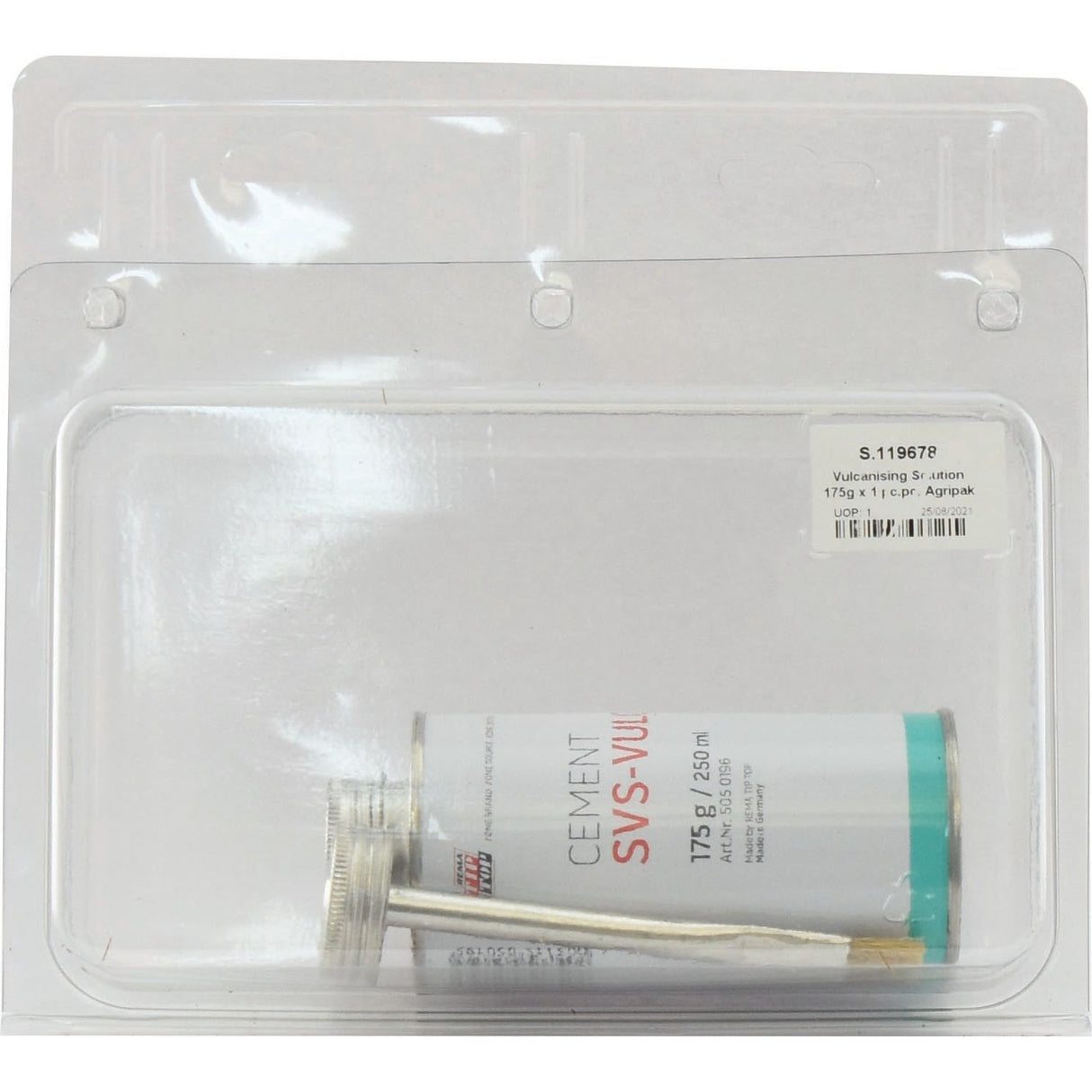 Vulcanising Solution 175g x 1pc.pc. Agripak
- S.119678 - Farming Parts