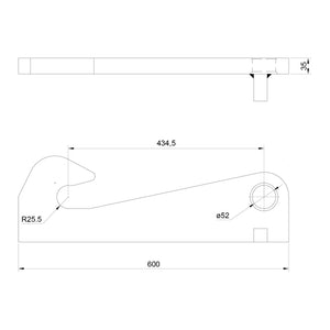 Loader Bracket (Pair), Replacement for: Claas.
 - S.119881 - Farming Parts