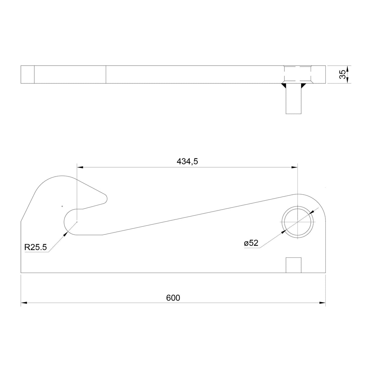 Loader Bracket (Pair), Replacement for: Claas.
 - S.119881 - Farming Parts