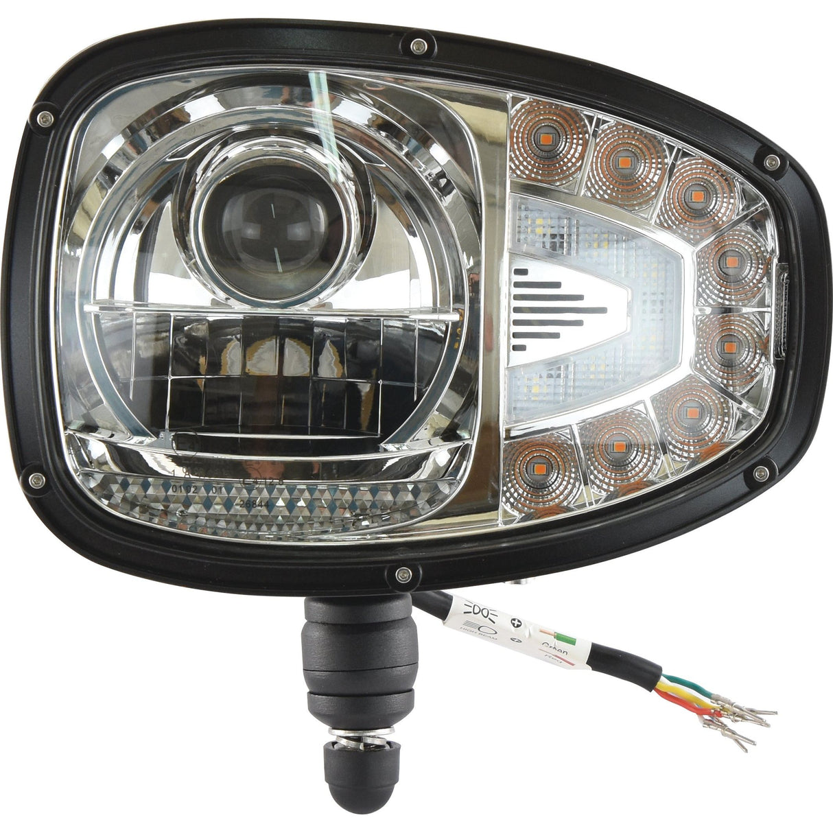 LED Head Light, Interference: Class 3, LH (LH Dip), 1200 - 1290 Lumens Raw, 10-30V
 - S.143232 - Farming Parts