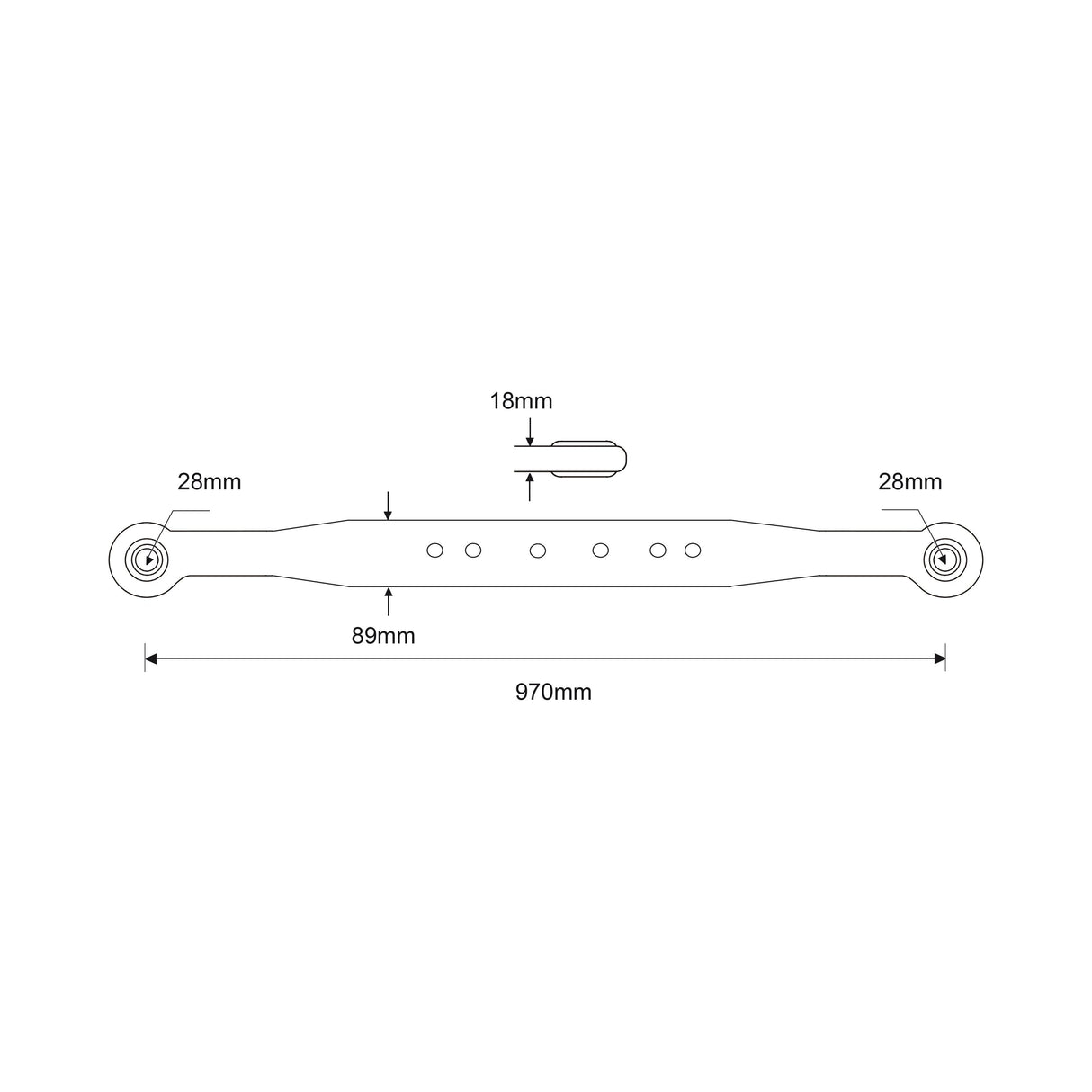 Lower Link Lift Arm - Complete (Cat. 2/2)
 - S.15182 - Farming Parts