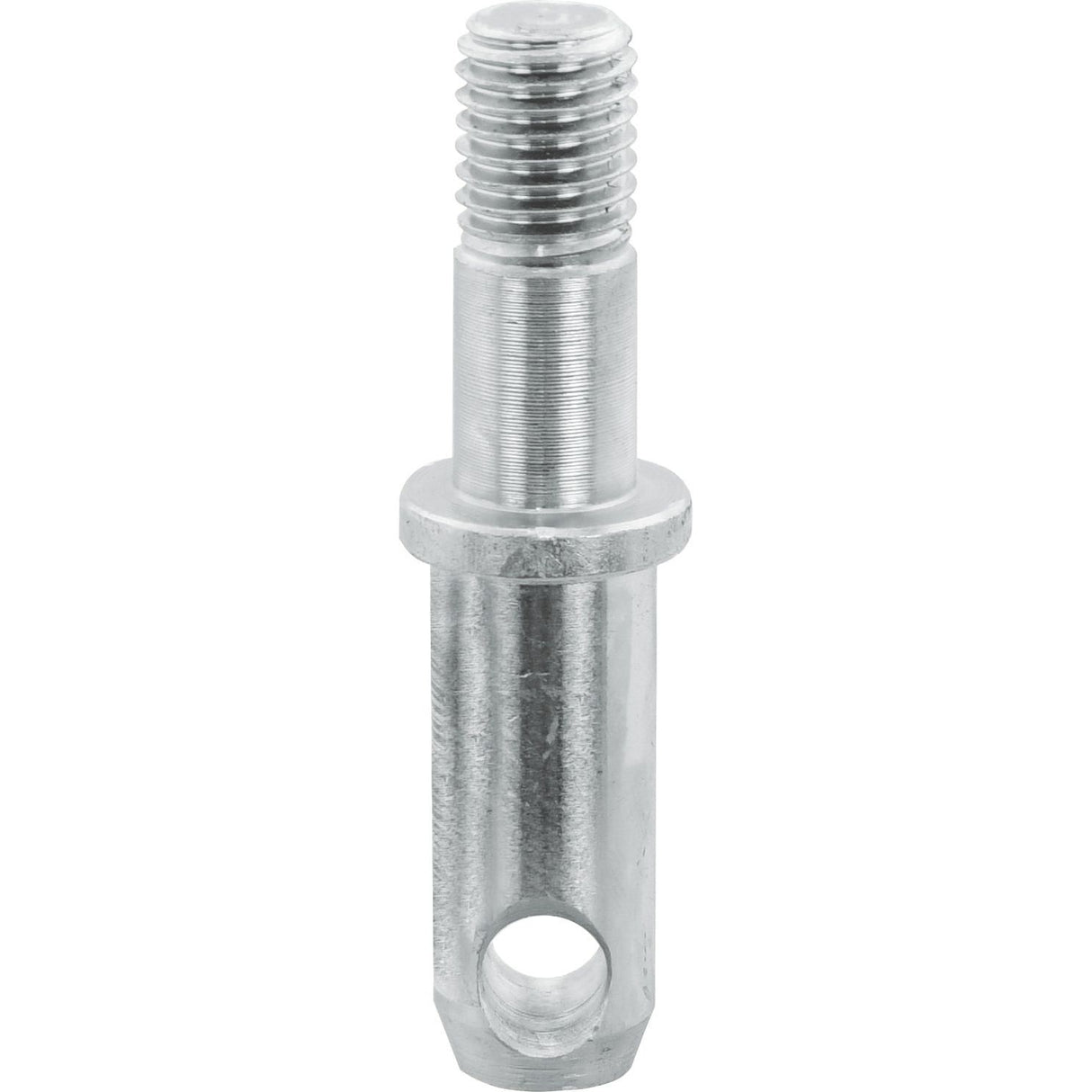 The Sparex Stabiliser Pin 22x107mm features an M18x2.5 thread size on the top section and a smooth lower section with a hole near the bottom, identified by Sparex Part No. S.15271.