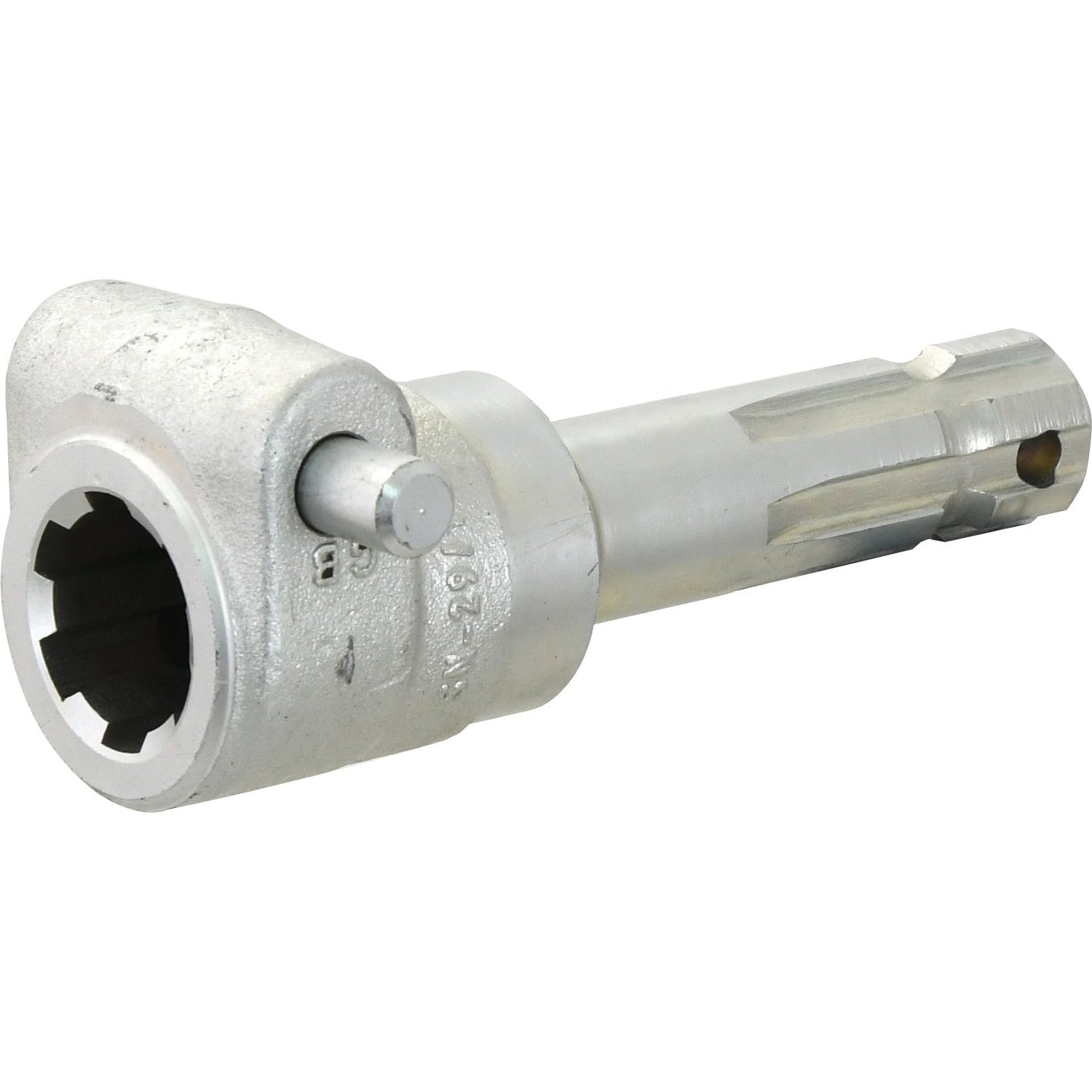 PTO Adaptor - Female spline 1 3/8'' - 6 x Male spline 1 1/8'' - 6 with Quick Release Pin. - S.15678 - Farming Parts