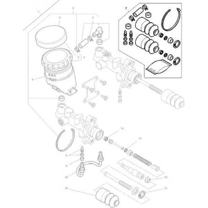 Massey Ferguson - Master Cylinder Repair Kit - 3901567M91 - Farming Parts