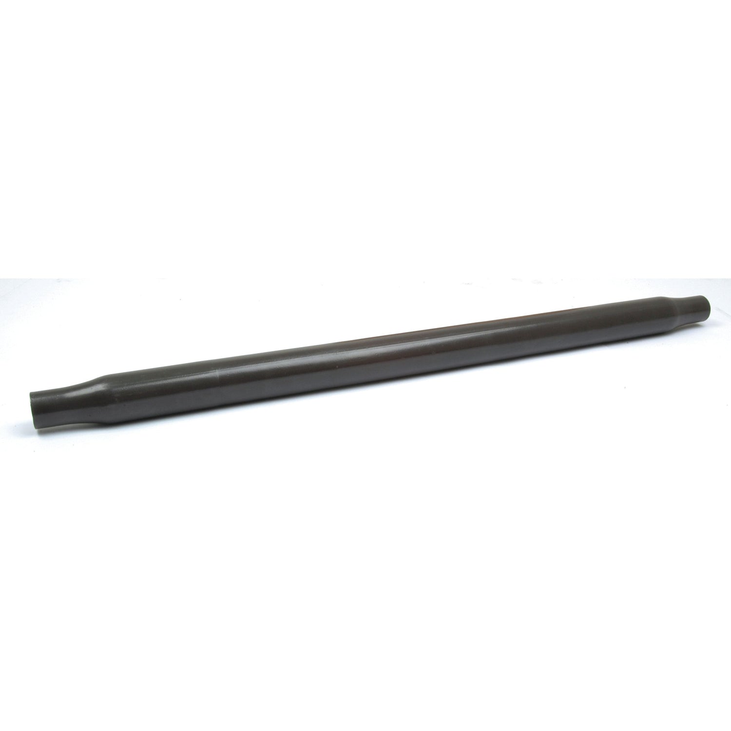 A slim, cylindrical metal rod with tapered ends lies horizontally on a plain white background, reminiscent of the Stabiliser Centre Tube - S.182 by Sparex, commonly used in Massey Ferguson machinery.