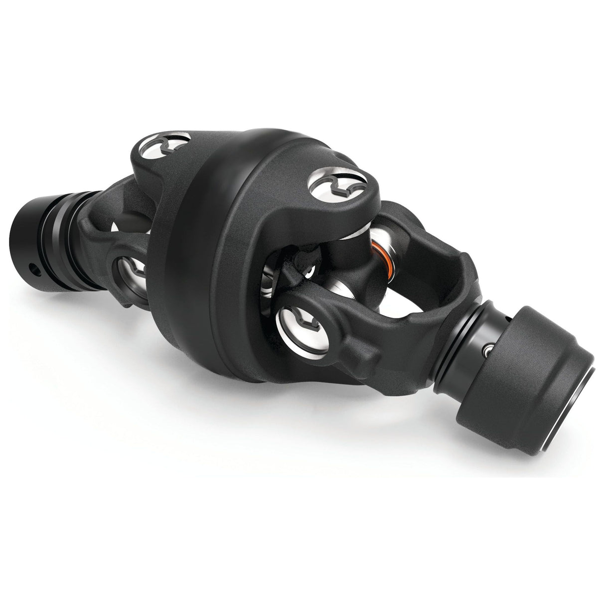 A close-up view of a Sparex PTO Wide Angle Joint (U/J Size: 35 x 106.5mm) for mechanical applications, showing interconnected parts and bolts, specifically from the Weasler German PTO Series.