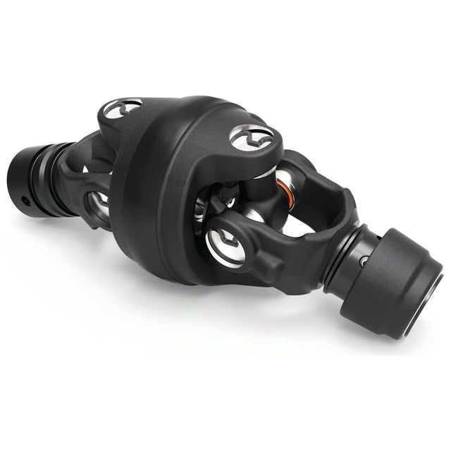 A close-up view of a Sparex PTO Wide Angle Joint (U/J Size: 35 x 106.5mm) for mechanical applications, showing interconnected parts and bolts, specifically from the Weasler German PTO Series.