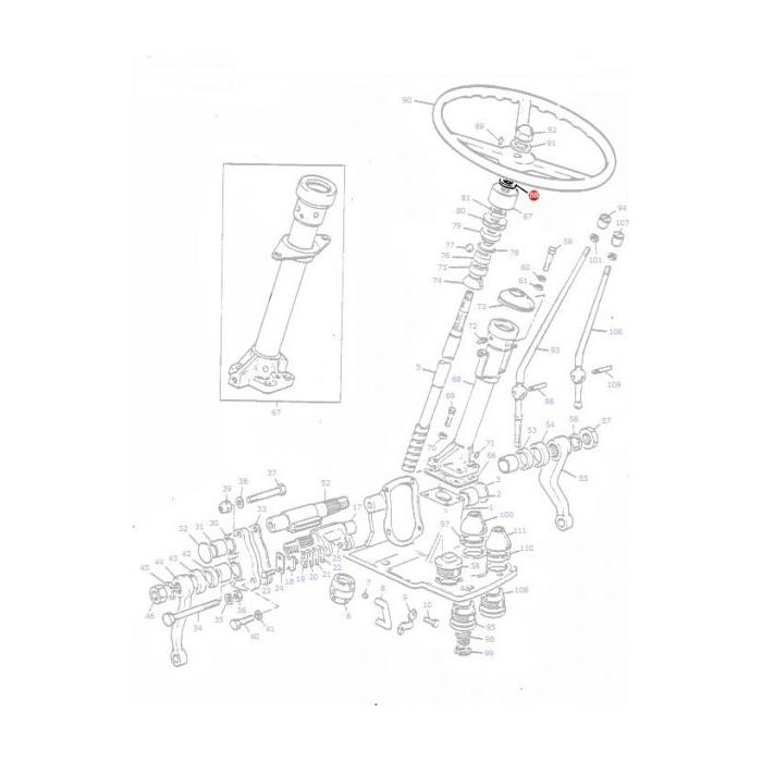 Massey Ferguson - Felt Washer - 827210M1 - Farming Parts