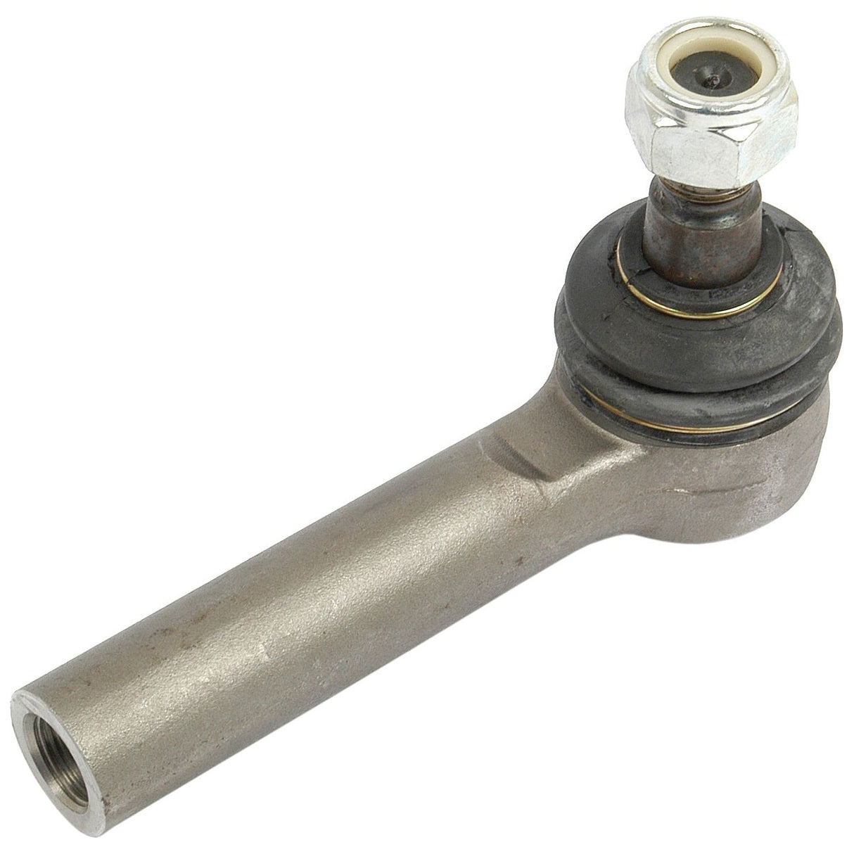 Image of a Sparex Track Rod (Product No. S.21174), measuring 143mm in length, featuring a metallic finish and M18 x 1.5 RH female threading on one end for attachment, designed as a suspension component for an International Harvester vehicle.