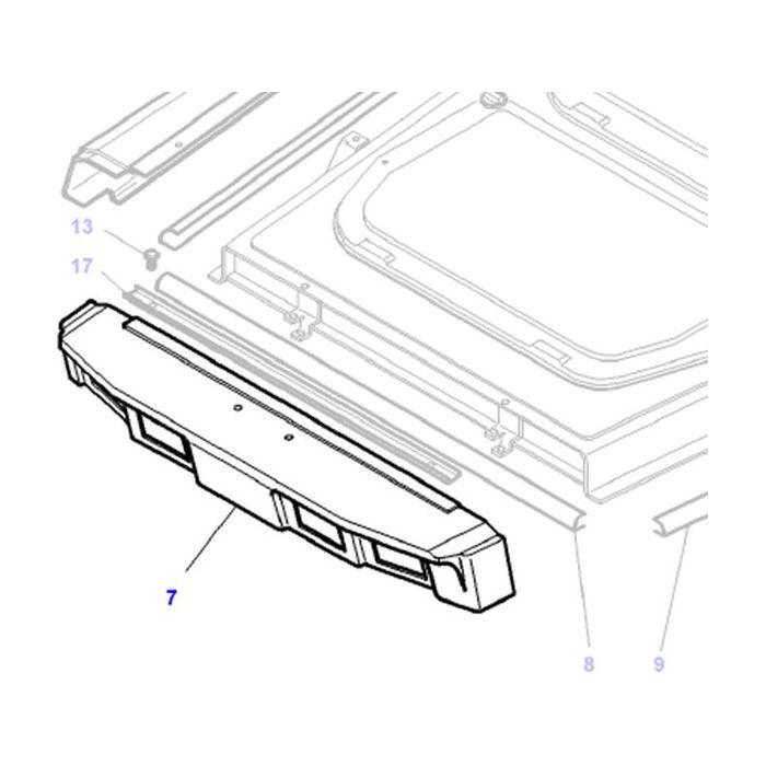 Massey Ferguson - Visor - 3780675M1 - Farming Parts