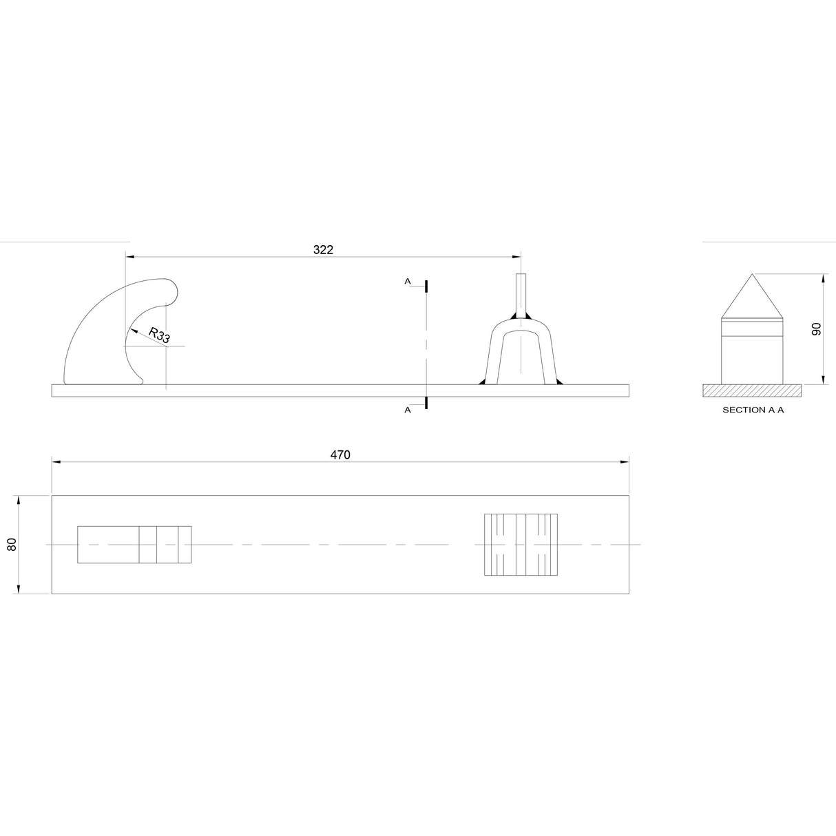 Loader Bracket (Pair), Replacement for: Trima.
 - S.25623 - Farming Parts