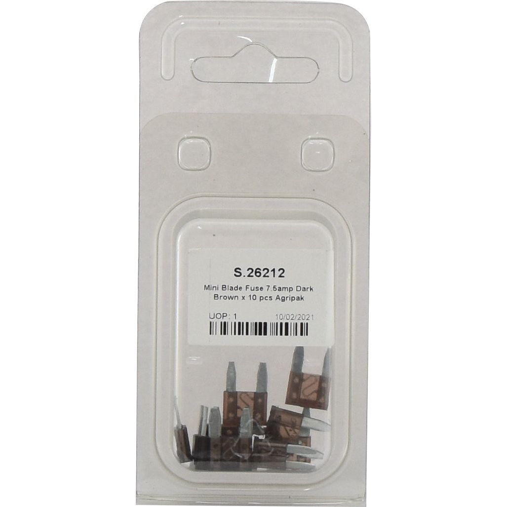 Mini Blade Fuses 7.5 Amps 10 pcs. Agripak
 - S.26212 - Farming Parts