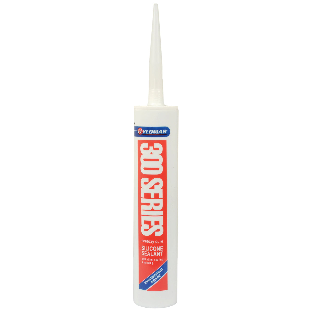 The cylindrical black container labeled "General Purpose Silicone Sealant, Black - 300ml - S.26676" by Sparex, featuring a pointed nozzle on top, bonds to metal, glass, and ceramics effortlessly. This tough, durable, flexible seal is resistant to solvents, oil, and water.