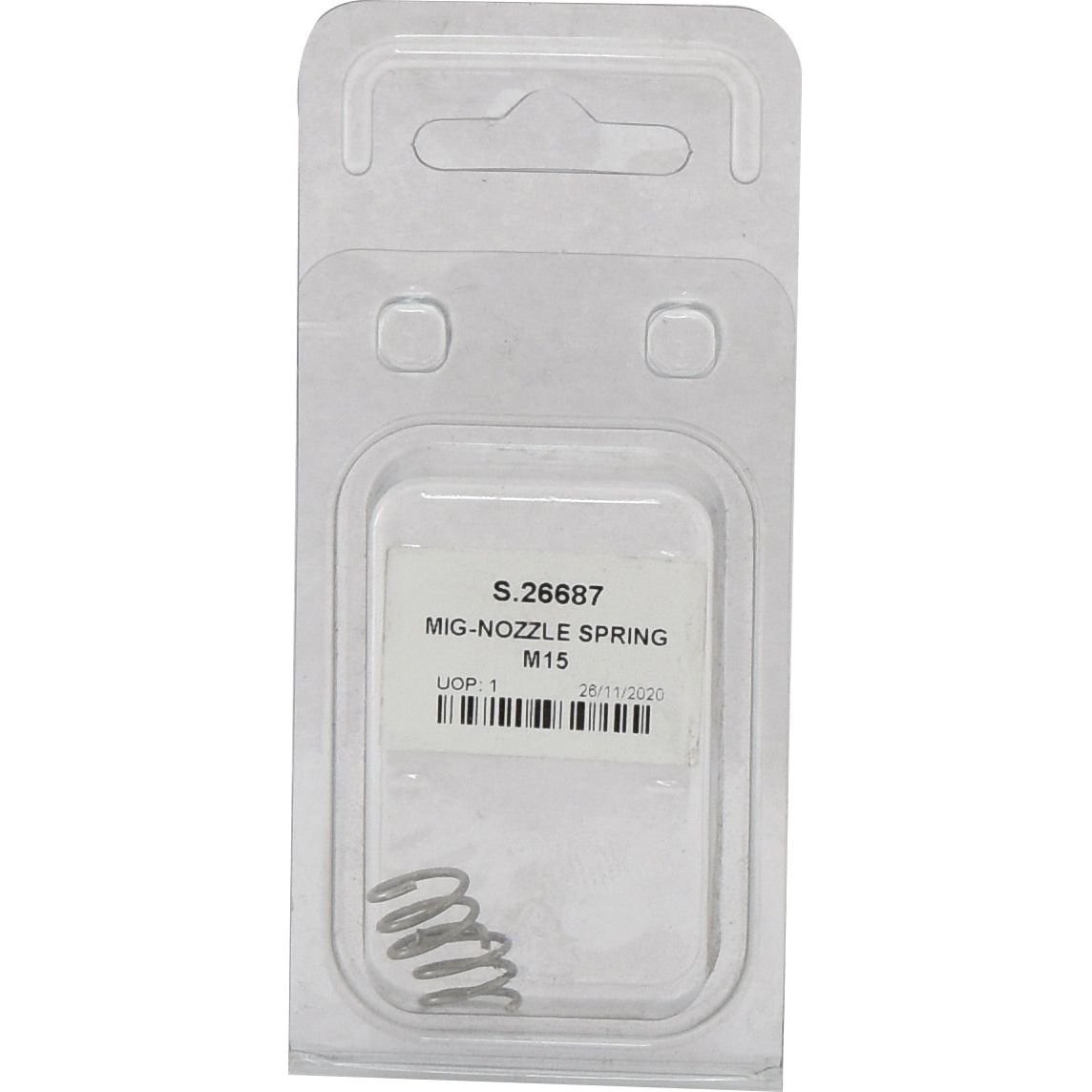 MIG-NOZZLE SPRING M15
- S.26687 - Farming Parts