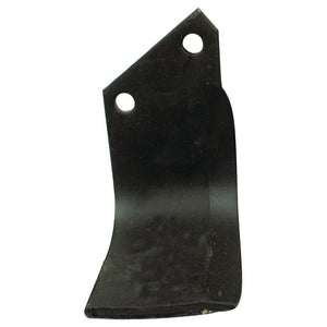 Rotavator Blade Square LH 100x10mm Height: 202mm. Hole centres: 76mm. Hole⌀: 16.5mm. Replacement for Horsch, Howard
 - S.27435 - Farming Parts