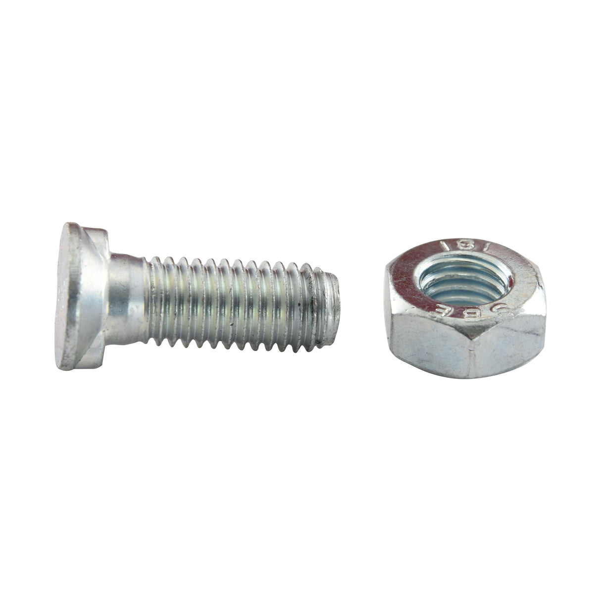 Countersunk Head Bolt 2 Nibs With Nut (TF2E) - M10 x 30mm, Tensile strength 10.9 (8 pcs. Agripak)
 - S.27549 - Farming Parts