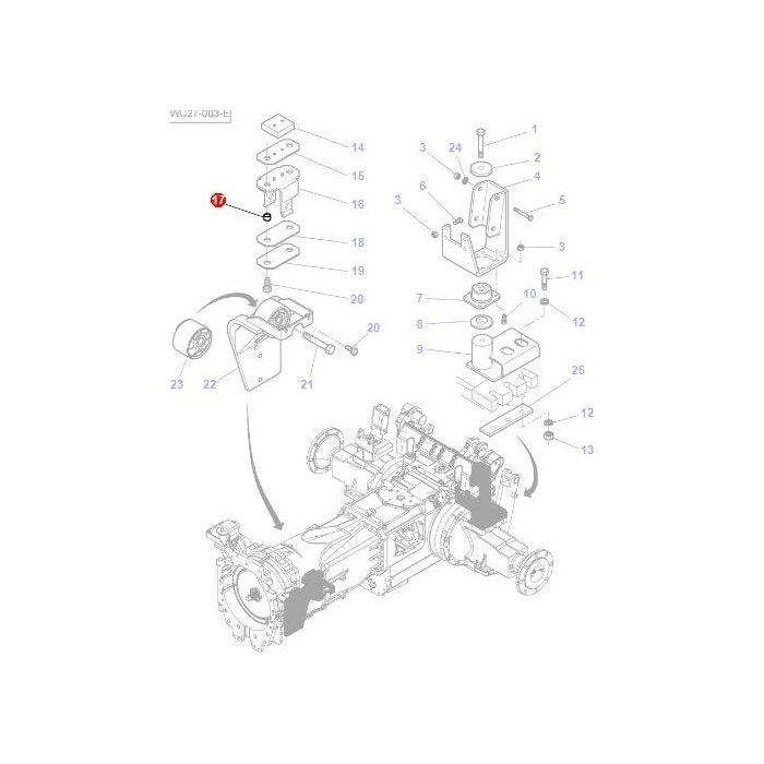 Massey Ferguson - Spacer Cab Mounting - 4288201M92 - Farming Parts