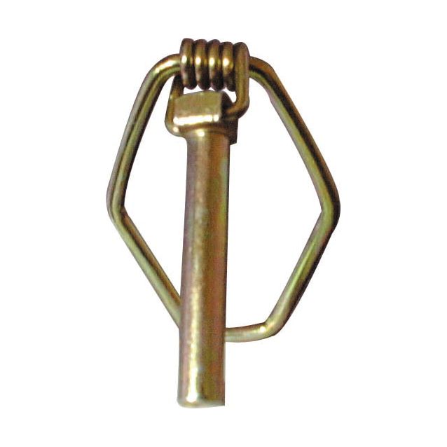 The Sparex Safety Linch Pin, with dimensions of 8mm in diameter and 57mm in length (Part No. S.29108), is a metal pin with an attached ring that is commonly used for securing equipment such as farm machinery and trailers.