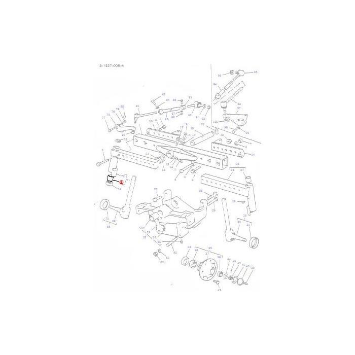 Massey Ferguson - Bush - 180345M3 - Farming Parts