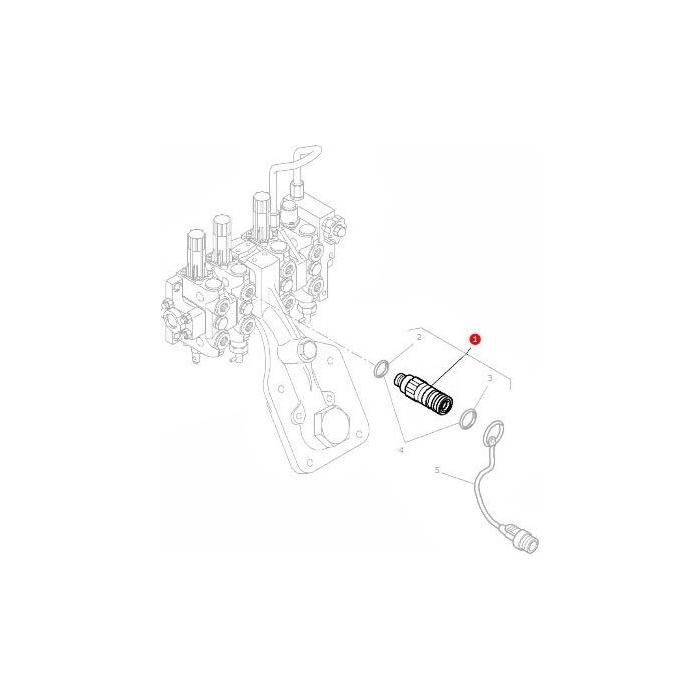 Massey Ferguson - Female Coupler - 4305831M3 - Farming Parts