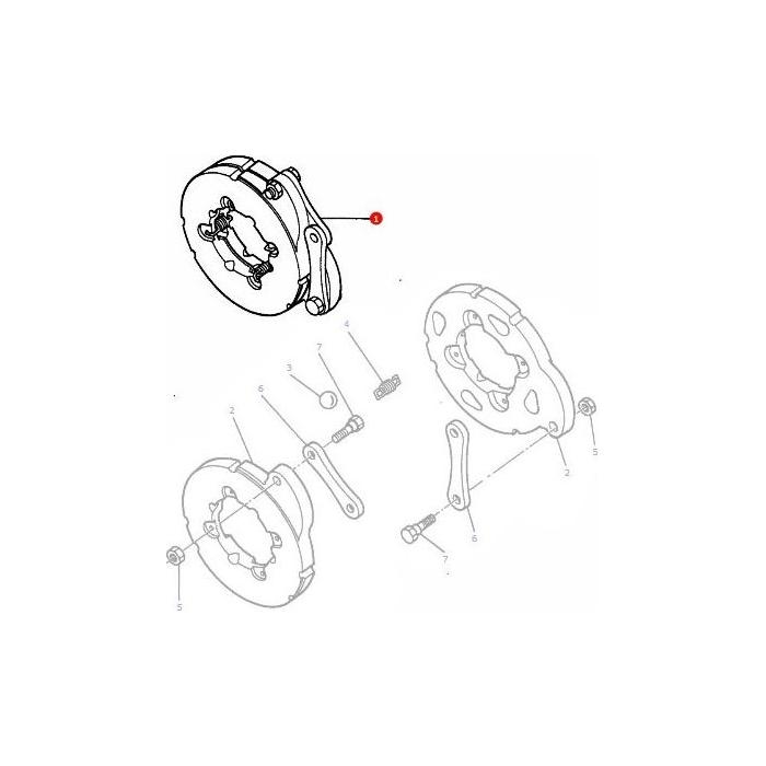 Massey Ferguson - Handbrake Actuator - 3382325M1 - Farming Parts