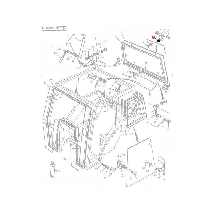 Massey Ferguson - Washer Rubber - 3476130M1 - Farming Parts