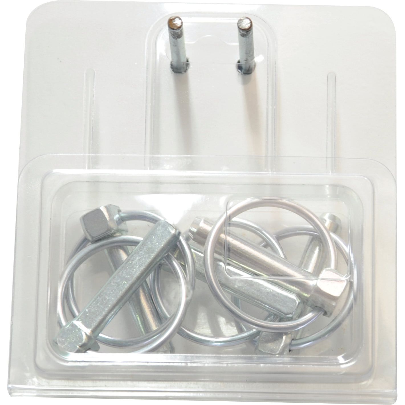 A clear plastic packaging, branded by Sparex, contains Round Linch Pins (Ø9.5mm x 44.5mm) and two additional pins at the top, totaling five pieces under the product name Sparex Part No.S.3291.