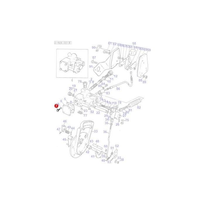 Massey Ferguson - Bolt 3/16x5/8 unf - 377067X1 - Farming Parts