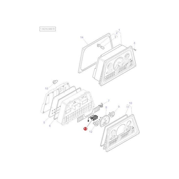 Massey Ferguson - Tractormeter - 3902378M92 - Farming Parts