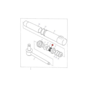 Massey Ferguson - Seal Steering Cylinder - 3186175M1 - Farming Parts