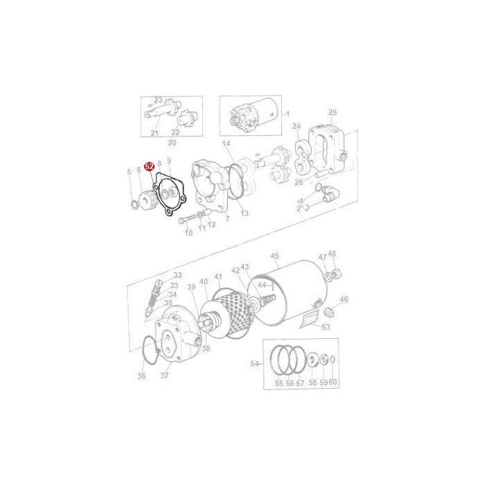 Massey Ferguson - Gasket - 897148M4 - Farming Parts