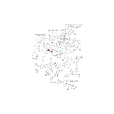 Massey Ferguson - Circlip Pivot Pin - 1442689X1 - Farming Parts