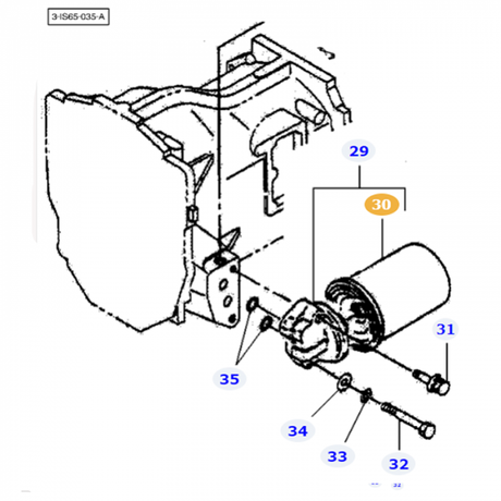 Massey Ferguson - Filter Element - 3609567M1 - Farming Parts