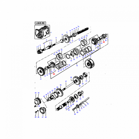 Massey Ferguson - Gear - 1867248M93 - Farming Parts