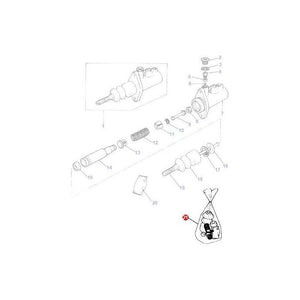 Massey Ferguson - Seal Kit Master Cylinder - 1811086M91 - Farming Parts