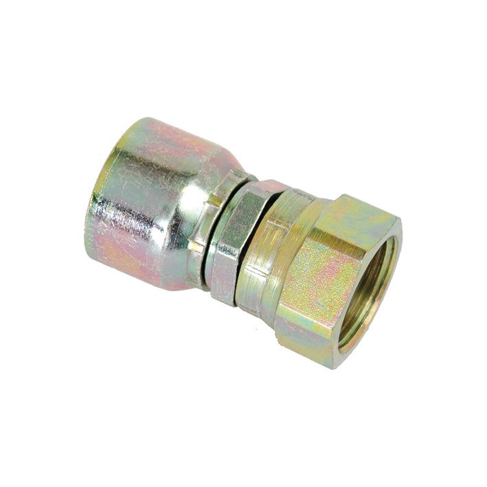 A Sparex Parker ORFS Hose Insert 3/4'' x 1 3/16'' x 12'' Female Straight Swivel (Short) - S.3841912 is showcased against a white background.