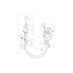 Massey Ferguson - Pivot Cable Control - AL5020374 - Farming Parts